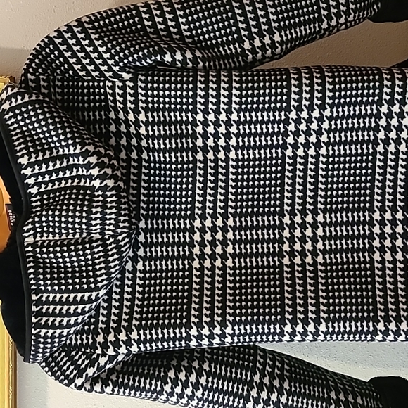 Ike behar coat blk and white hounds tooth size med - Picture 6 of 10